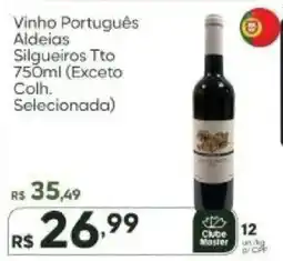 Master Supermercados Vinho Português Aldeias Silgueiros Tto oferta
