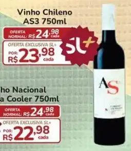 Super Luna Vinho Chileno AS3 oferta