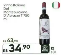 Master Supermercados Vinho Italiano Del Montepulciano D' Abruzzo oferta