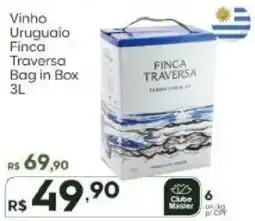 Master Supermercados Vinho uruguaio finca traversa bag in box oferta