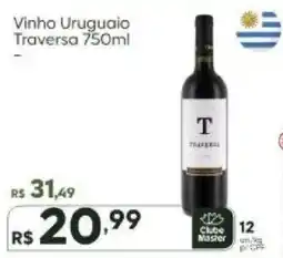 Master Supermercados Vinho Uruguaio Traversa 750ml oferta