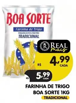 Supermercados Real Farinha de trigo boa sorte tradicional oferta