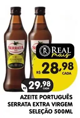Supermercados Real Azeite português serrata extra virgem oferta