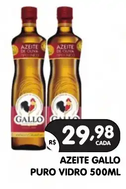 Supermercados Real azeite gallo puro vidro oferta