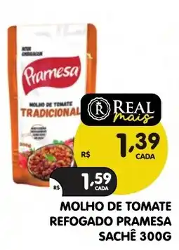 Supermercados Real molho de tomate tradicional oferta