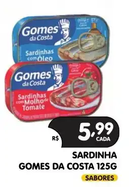 Supermercados Real sardinha gomes da costa oferta