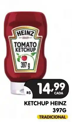Supermercados Real ketchup heinz tradicional oferta