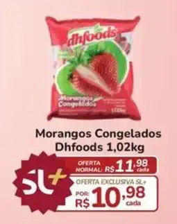 Super Luna Morangos Congelados Dhfoods oferta