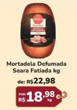 Super Luna Mortadela Defumada Seara Fatiada oferta