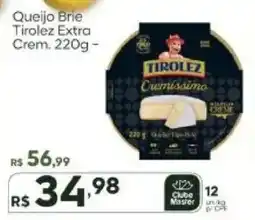 Master Supermercados Queijo Brie Tirolez Extra Crem. oferta