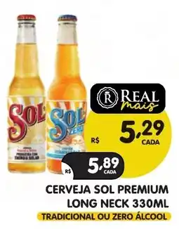Supermercados Real Cerveja sol premium oferta