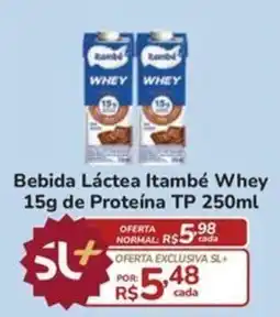 Super Luna Bebida Láctea Itambé Whey oferta