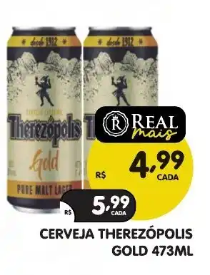 Supermercados Real Cerveja therezópolis gold oferta