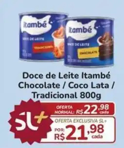 Super Luna Doce de Leite Itambé Chocolate / Coco Lata / Tradicional oferta