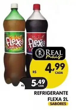 Supermercados Real refrigerante flexa sabores oferta
