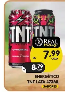 Supermercados Real energético tnt lata oferta