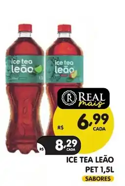 Supermercados Real ice tea leão oferta