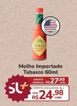 Super Luna molho importado tabasco oferta