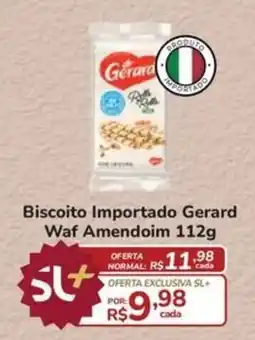Super Luna Biscoito Importado Gerard Waf Amendoin oferta