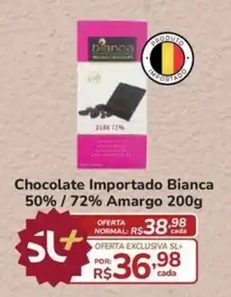 Super Luna Chocolate importado bianca 50% / 72% amargo oferta