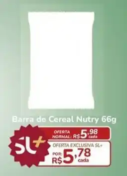Super Luna Barra de Cereal Nutry 66g oferta