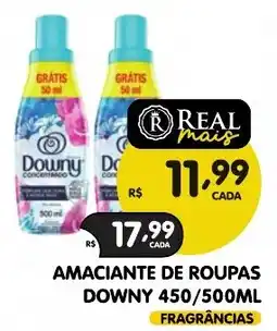 Supermercados Real Amaciante de roupas downy fragrâncias oferta