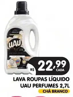 Supermercados Real Lava roupas liquido uau perfumes oferta