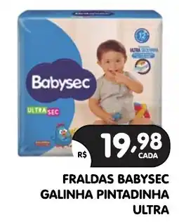 Supermercados Real Fraldas babysec galinhinha ultra oferta