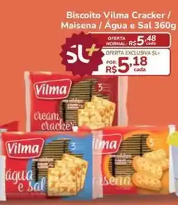 Super Luna Biscoito Vilma Cracker / Maísenas / Água e Sal oferta
