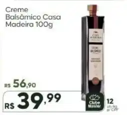 Master Supermercados Creme Balsâmico Casa Madeira oferta