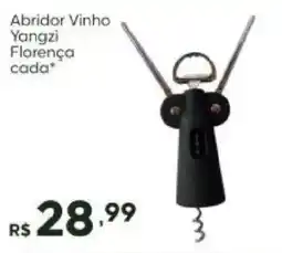 Master Supermercados Abridor Vinho Yangzi Florença oferta
