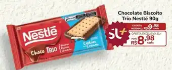 Super Luna Chocolate Biscoito Trio Nestlé oferta