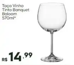 Master Supermercados Taça Vinho Tinto Banquet Baloom oferta