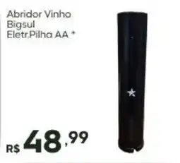 Master Supermercados Abridor Vinho Bigsul oferta