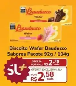 Super Luna Biscoito Wafer Bauducco Sabores Pacote oferta