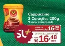 Super Luna Cappuccino 3 Corações oferta