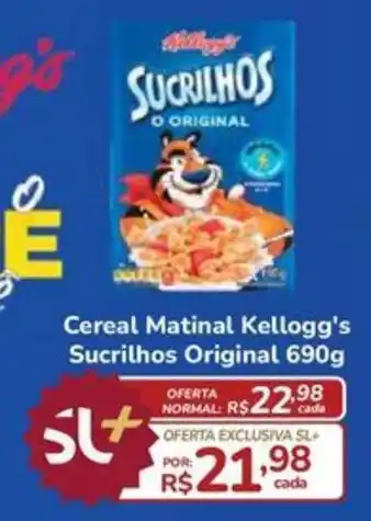 Super Luna Cereal Matinal Kellogg's Sucrilhos Original oferta