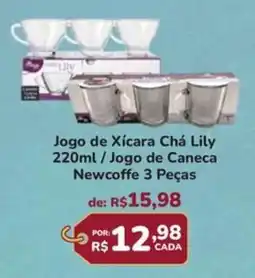 Super Luna Jogo de Xícara Chá Lily oferta