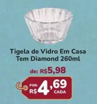 Super Luna Tigela de Vidro Em Casa Tem Diamond oferta
