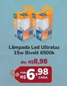 Super Luna Lâmpada Led Ultraluz 15w Bivolt 6500k oferta