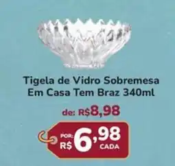 Super Luna Tigela de Vidro Sobremesa oferta
