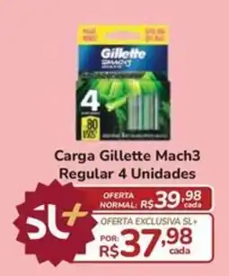 Super Luna Carga gillette mach3 regular oferta