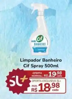 Super Luna Limpador Banheiro Cif Spray oferta