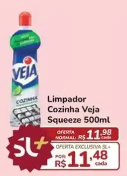 Super Luna Limpador Cozinha Veja Squeeze oferta