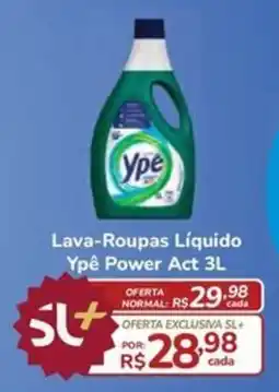 Super Luna Lava-Roupas Líquido Ypê Power Act oferta