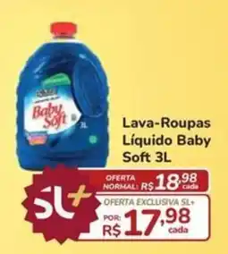 Super Luna Lava-Roupas Líquido Baby Soft 3L oferta