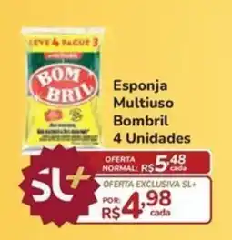 Super Luna Esponja multiuso bombril oferta