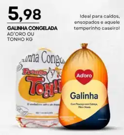 Mercadão Atacadista galinha congelada ad'oro ou tonho kg oferta