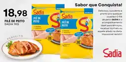Mercadão Atacadista Filé de peito sadia 1kg oferta