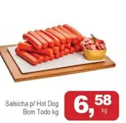 Mineirão Atacarejo Salsicha p/ Hot Dog Bom oferta